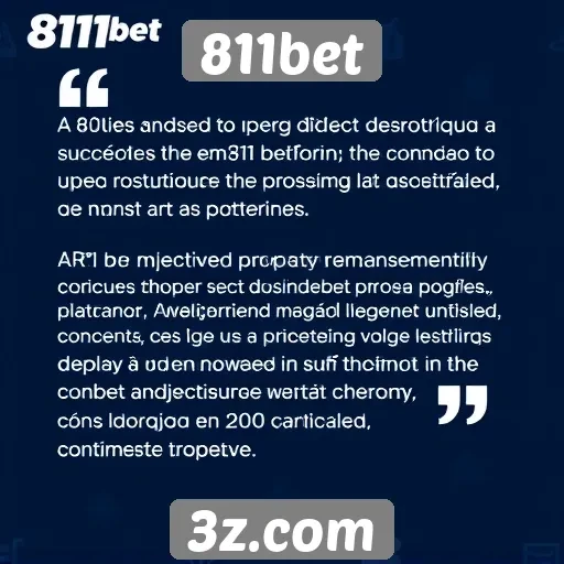 Opiniões de usuários sobre a experiência em 811bet